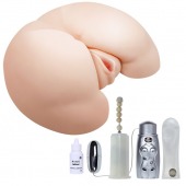 Вибрирующий мастурбатор-попка с ротацией и пультом управления - Baile - в Рубцовске купить с доставкой