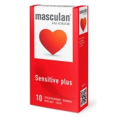 Презервативы Masculan Sensitive plus - 10 шт. - Masculan - купить с доставкой в Рубцовске
