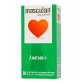 Презервативы анатомической формы Masculan Anatomic - 10 шт. - Masculan - купить с доставкой в Рубцовске