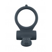 Серое перезаряжаемое эрекционное кольцо с вибрацией Power Clit - Dorcel - в Рубцовске купить с доставкой