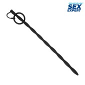 Черный стимулятор уретры Sex Expert - Sex Expert - купить с доставкой в Рубцовске