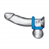 Комплект из 2 эрекционных колец-восьмерок 2-Pack Duo Cock And Ball Stamina Enhancement Ring - BlueLine - в Рубцовске купить с доставкой