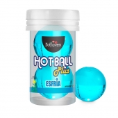 Лубрикант на масляной основе Hot Ball Plus с охлаждающим эффектом (2 шарика по 3 гр.) - HotFlowers - купить с доставкой в Рубцовске