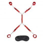 Красная фиксация на матрас Classic Bedspreader - Lux Fetish - купить с доставкой в Рубцовске