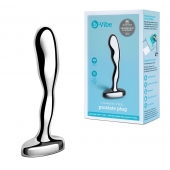 Стальной стимулятор простаты Stainless Steel Prostate Plug - 11,5 см. - b-Vibe - в Рубцовске купить с доставкой