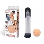 Автоматическая вакуумная помпа-мастурбатор Blowjob Auto Sucker Penis Enlarger Pump - Lux Fetish - в Рубцовске купить с доставкой