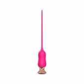 Розовый тонкий стимулятор Nipple Vibrator - 23 см. - I-MOON - купить с доставкой в Рубцовске