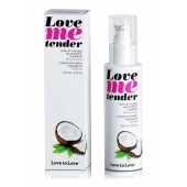 Съедобное согревающее массажное масло Love Me Tender Cocos с ароматом кокоса - 100 мл. - Love to Love - купить с доставкой в Рубцовске