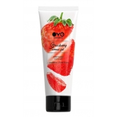 Лубрикант на водной основе OYO Aroma Gel Strawberry с ароматом клубники - 75 мл. - OYO - купить с доставкой в Рубцовске