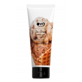 Лубрикант на водной основе OYO Aroma Gel Ice Cream с ароматом пломбира - 75 мл. - OYO - купить с доставкой в Рубцовске