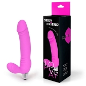 Розовый безремневой страпон Sexy Friend - 1137 - купить с доставкой в Рубцовске