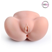 Реалистичный мастурбатор с двумя функциональными отверстиями - Erowoman-Eroman - в Рубцовске купить с доставкой