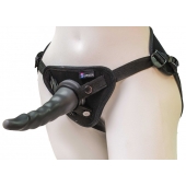 Комплект из трусиков Harness и двух насадок - 20,5 и 18 см. - LOVETOY (А-Полимер) - купить с доставкой в Рубцовске