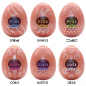Набор из 6 мастурбаторов-яиц Tenga Egg Variety Pack V - Tenga - в Рубцовске купить с доставкой