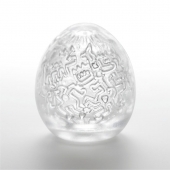 Мастурбатор-яйцо Keith Haring EGG PARTY - Tenga - в Рубцовске купить с доставкой