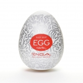 Мастурбатор-яйцо Keith Haring EGG PARTY - Tenga - в Рубцовске купить с доставкой