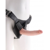 Страпон на виниловых трусиках Strap-on Harness Cock - 17,8 см. - Pipedream - купить с доставкой в Рубцовске