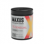 Анатомические презервативы MAXUS Sensual - 15 шт. - Maxus - купить с доставкой в Рубцовске