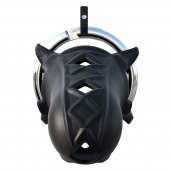 Черный замок верности Extreme Silicone Cock Blocker - Pipedream - купить с доставкой в Рубцовске