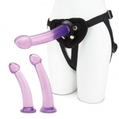 Тренировочный набор с тремя насадками Pegging Training Set - Lux Fetish - купить с доставкой в Рубцовске