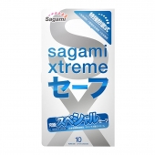 Презервативы Sagami Xtreme Ultrasafe с двойным количеством смазки - 10 шт. - Sagami - купить с доставкой в Рубцовске