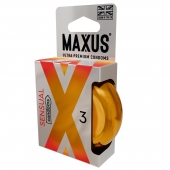 Презервативы анатомической формы Maxus Sensual - 3 шт. - Maxus - купить с доставкой в Рубцовске