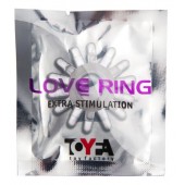 Прозрачное гелевое эрекционное кольцо с шипиками - Toyfa Basic - в Рубцовске купить с доставкой