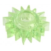 Зеленое эрекционное кольцо-солнце - Toyfa Basic - в Рубцовске купить с доставкой