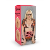 Двусторонний мастурбатор Lola Taylor - 22 см. - ФлешНаш - в Рубцовске купить с доставкой