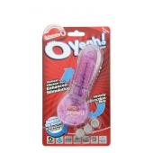 Фиолетовое эрекционное кольцо с вибрацией и пальчиком OYEAH PURPLE - Screaming O - в Рубцовске купить с доставкой