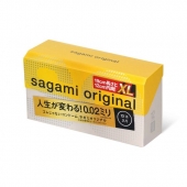 Презервативы увеличенного размера Sagami Original 0.02 XL-size - 12 шт. - Sagami - купить с доставкой в Рубцовске