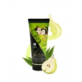 Массажный крем для тела с ароматом груши и зелёного чая Pear   Exotic Green Tea - 200 мл. - Shunga - купить с доставкой в Рубцовске