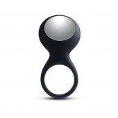 Чёрное перезаряжаемое эрекционное виброкольцо Tyler - Svakom - в Рубцовске купить с доставкой