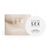 Массажная свеча для всего тела Slow Sex - 50 гр. - Bijoux Indiscrets - купить с доставкой в Рубцовске