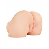 Телесный мастурбатор-полуторс с вибрацией Shake That Ass - Pipedream - в Рубцовске купить с доставкой