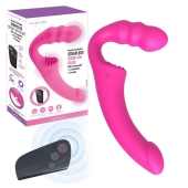 Розовый безремневой страпон Straples Strap-On Dildo - Erokay - купить с доставкой в Рубцовске