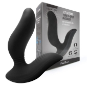 Черный вибромассажер простаты 3,5’’ Curve P-spot Massager - 12 см. - Erokay - в Рубцовске купить с доставкой