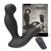 Черный вибромассажер простаты 3,5’’ Remote Control P-spot Massager - 12,5 см. - Erokay - в Рубцовске купить с доставкой