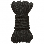 Черная верёвка для связывания и фиксации Bind Tie - 9,14 м. - Doc Johnson - купить с доставкой в Рубцовске