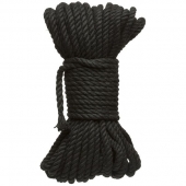 Черная верёвка для связывания и фиксации Bind Tie - 15,24 м. - Doc Johnson - купить с доставкой в Рубцовске