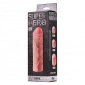 Фаллоудлинитель SUPER HERO Dewil - 17,5 см. - Lola Games - в Рубцовске купить с доставкой