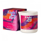 Массажная свеча Light My Fire Coconut с ароматом кокоса - 65 гр. - Love to Love - купить с доставкой в Рубцовске
