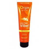 Гель с эффектом вибрации Lube Tube Vibe Medium Pina Colada - 100 мл. - ORGIE - купить с доставкой в Рубцовске
