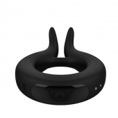 Черное эрекционное кольцо Marry Me Rechargeable Vibrating Cockring - Adrien Lastic - в Рубцовске купить с доставкой