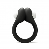 Черное эрекционное кольцо Zippy Vibrating Ring With Bullet - Adrien Lastic - в Рубцовске купить с доставкой