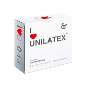 Ультратонкие презервативы Unilatex Ultra Thin - 3 шт. - Unilatex - купить с доставкой в Рубцовске