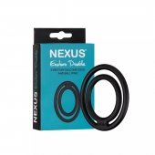 Черное двойное эрекционное кольцо Nexus Enduro Double - Nexus Range - в Рубцовске купить с доставкой