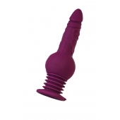 Фиолетовая мини-машина для секса Striker с пультом ДУ - 23,5 см. - ToyFa - купить с доставкой в Рубцовске