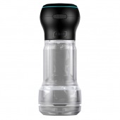 Набор PowerBlow   Feel Pocket Stroker Crystal: мастурбатор и интерактивная насадка - Kiiroo - в Рубцовске купить с доставкой