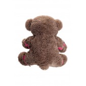 Бондажный набор: бурый мишка с розовыми оковами и наручниками - Pecado - купить с доставкой в Рубцовске